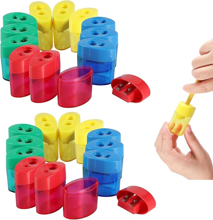 KIDMEN 2-Hole Pencil Sharpener by KIDMEN