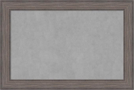 Amanti Art Grey Framed Magnetic Board 25x37 Large Vision Board by AmantiArt