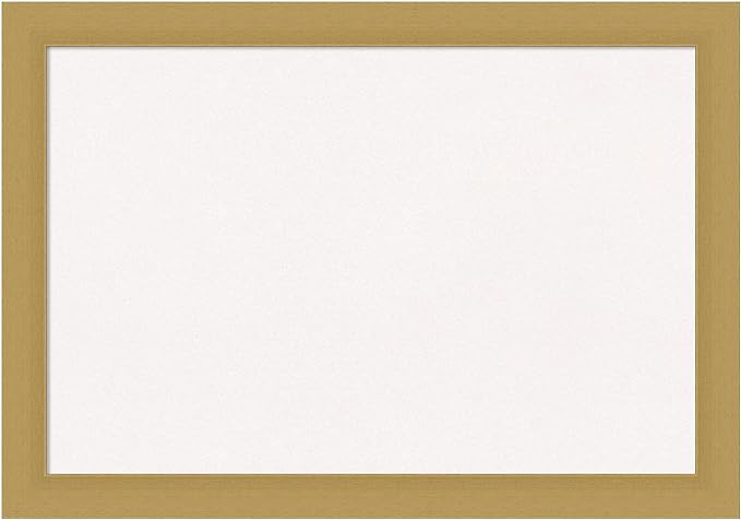 Amanti Art White Cork Board for Wall, 14x20 Vision Board with Gold Frame, Small Corkboard Office Decor for Home Organization, Casual Corkboard Pinboard to Display Items for Home Organization in-DeskLoop Office