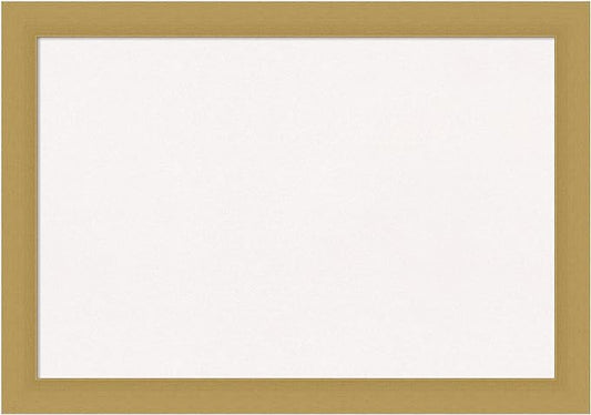 Amanti Art White Cork Board for Wall, 14x20 Vision Board with Gold Frame, Small Corkboard Office Decor for Home Organization, Casual Corkboard Pinboard to Display Items for Home Organization in-DeskLoop Office