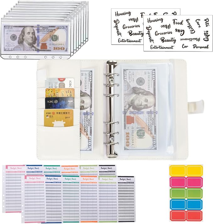 NICOOTH Budget Binder A6 Money Saving Binder - Image 4