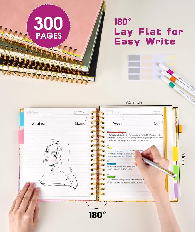 Hardcover Spiral Notebook Journal - Image 6