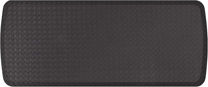 GelPro Elite Premier Gel & Foam Anti-Fatigue Kitchen Floor Comfort Mat, 20" x 48", Basketweave Black-DeskLoop Office
