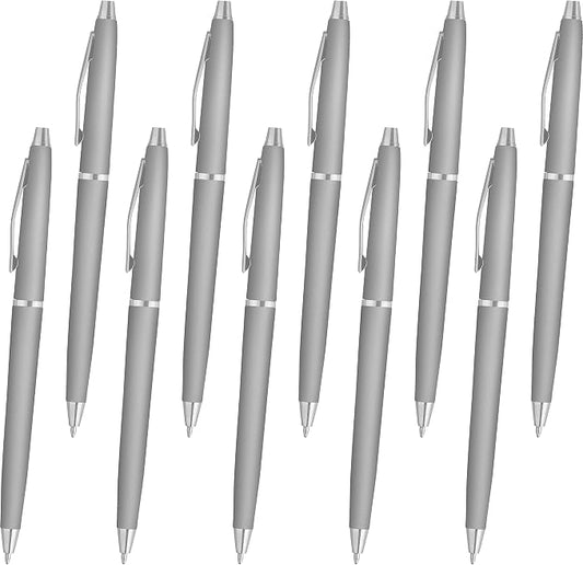 DISCOUNT PROMOS Langham Ballpoint Pens Set of 10, Bulk Pack by DISCOUNTPROMOS