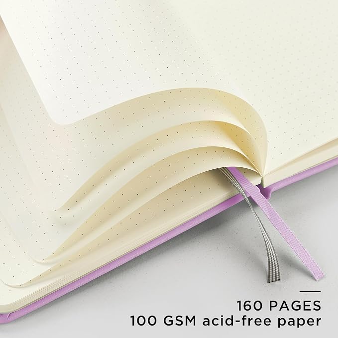 &And Per Se Dotted Journal Notebook, A5 Hardcover Aesthetic Dotted Notebook – - Image 6