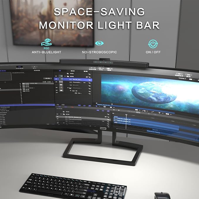 ONWAY Curved Monitor Light Bar - Image 6