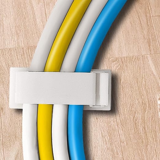 SOULWIT® 50 x Self-Adhesive Cable Management Clips - Image 6