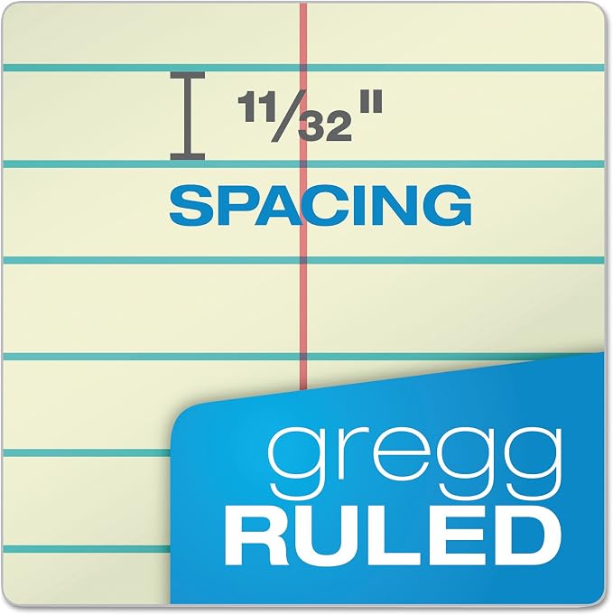 Tops Steno Books, Gregg Rule, 80 Sheets - Image 3