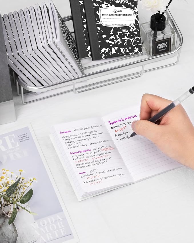 Dynta Mini Composition Notebooks Bulk, 40 Packs 3.25 x 4.5 inch Composition - Image 7