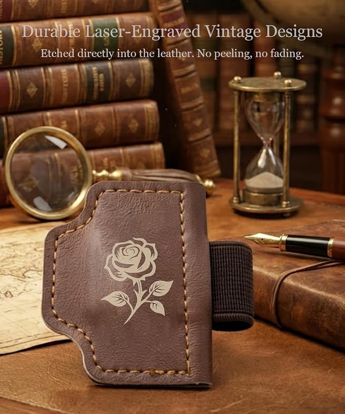 Tiizze 3-Pack Magnetic Leather Bookmarks - Image 4