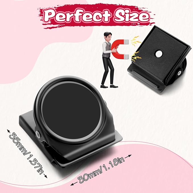 Grtard 24 Pack Magnetic Clip 1.8Inch, Clips - Image 2