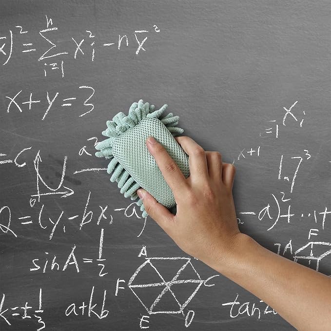Mr. Pen- Magnetic Microfiber Shag Whiteboard Erasers, 12 Pack | Bulk, Dual - Image 5