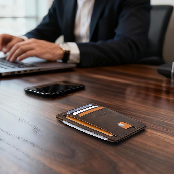 Espera Slim Minimalist Front Pocket Wallet - Image 9
