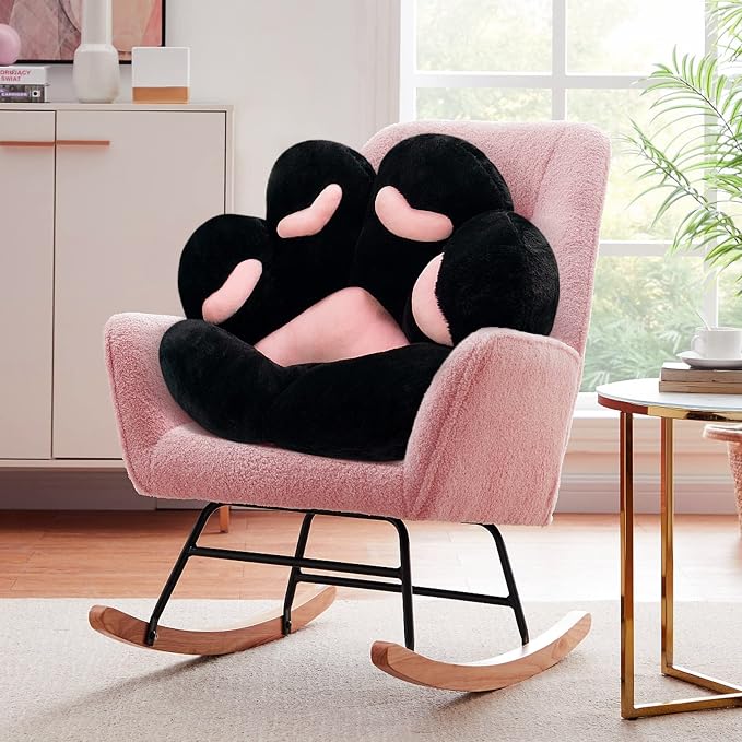 MOONBEEKI Cat Paw Cushion Chair Comfy Kawaii Plush Seat Cushions Shape Lazy - Image 7