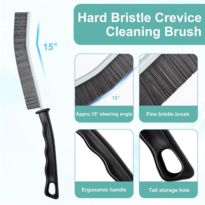 Crevice Cleaning Brush，Hard-Bristled Grout Brush，2026 New Multifunctional Gap - Image 7