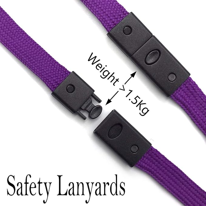 Bird Fiy Lanyards Breakaway Bulk Black Lanyards Neck Flat Safety Badge Lanyard - Image 3