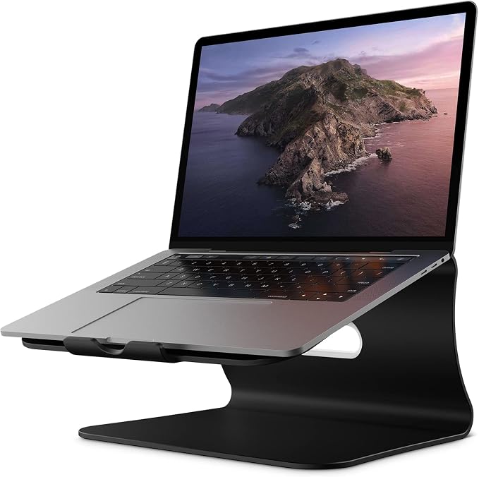 Laptop Stand, Aluminum Notebook Holder Riser Heat-Vent by Bestand