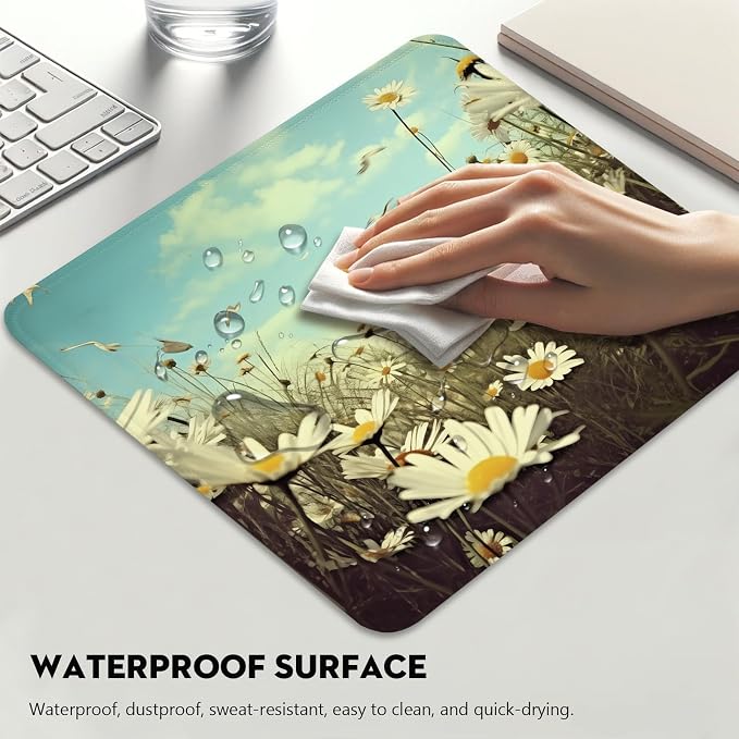 Serenity in Spring Daisies Mouse Pad - Image 4