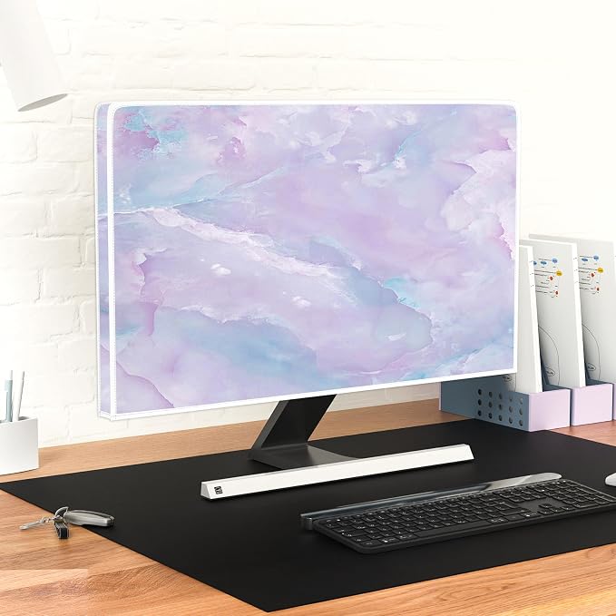 Baocicco Violet Marble Waterproof 50, 52 Inch TV Dust Cover Anti-Static - Image 6