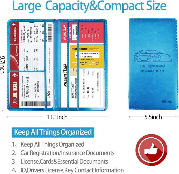Car Registration and Insurance Card Holder - Image 4
