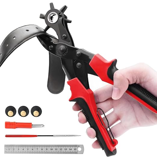 Leather Hole Punch, Belt Hole Puncher by Householdcleaningutensils