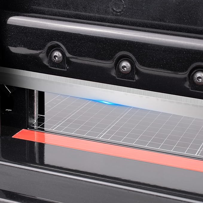 A3 Heavy Duty Paper Cutter, 17"Guillotine Paper Cutter, High-Speed Steel Blade 1.57" Stack Cutting-DeskLoop Office