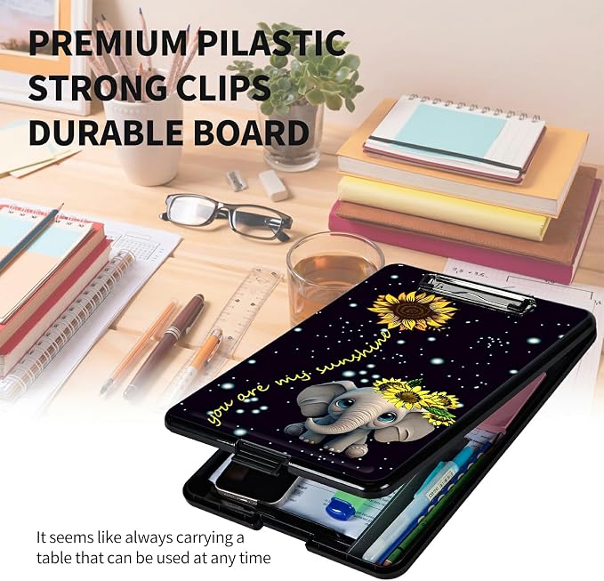 A4 Clipboards, Heavy Duty Waterproof Nursing Plastic Folder Clipboard - Image 6