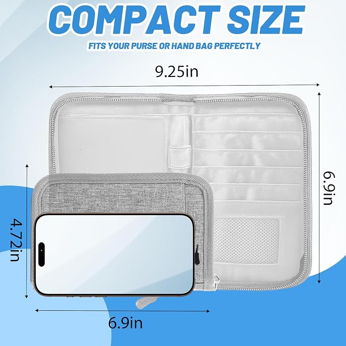 Passport Holder for Travel Essentials, RFID Blocking Protector Passport Wallets - Image 4