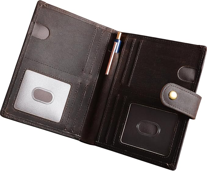 Vitus Full Grain Leather Passport Wallet, Travel Document Organizer by Unknown