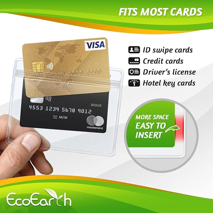EcoEarth - Horizontal Card Protector w/Soft Edge - Sealable 4x3 Inch, 1000 Pack - Image 5