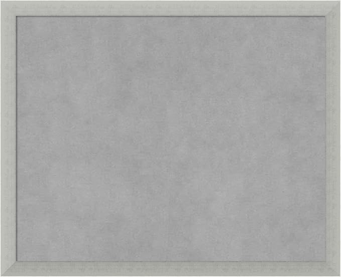 Amanti Art Silver Framed Magnetic Board 18x22 Small Vision Board by AmantiArt