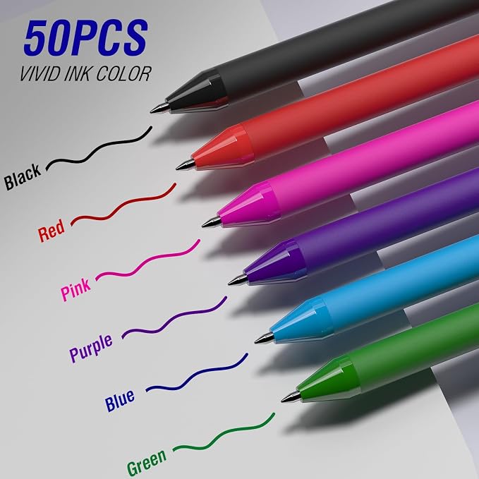 50 Pack Blue Ink Pens - Image 4