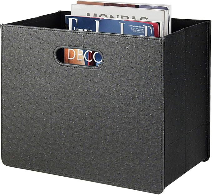 HofferRuffer Magazine Basket Holder, Foldable Magazine Rack, Document File by HofferRuffer
