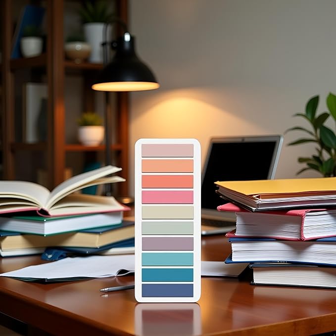 200 Pcs Sticky Index Tabs, Writable and Repositionable Book Flags Tabs Strip - Image 6