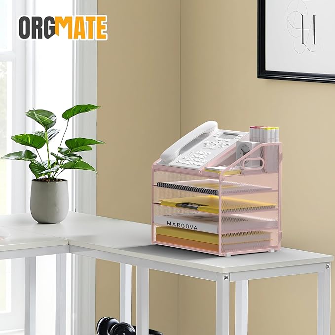 Letter Tray Paper, 5 Tier Desk Organizer - Image 6