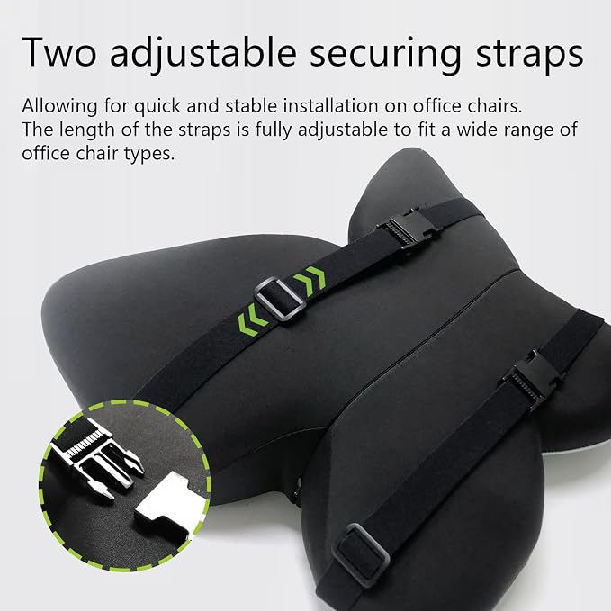Memory Foam Lumbar Support Pillow, Back Support - Image 7