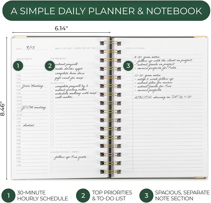Aesthetic Daily Planner And Notebook - Image 3