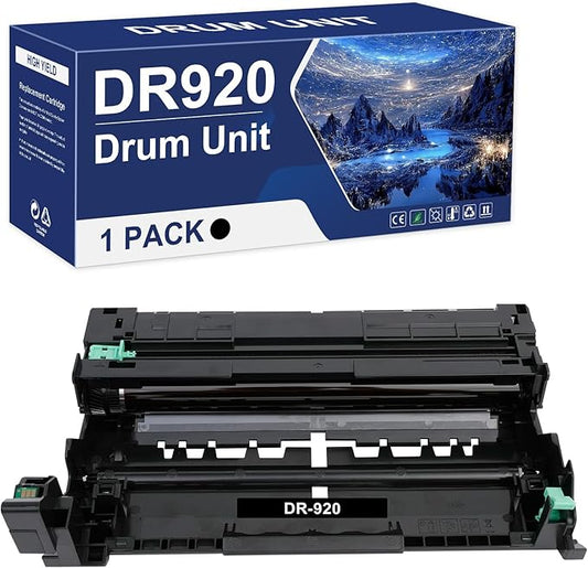 DR-920 DR920 Drum Unit Black 1-Pack Compatible Replacement for Brother DR920 DR 920 DR-920 for HL-L5210DN L5210DW L5215DW L6210DW L6217DW L6310DW L6415DW MFC-L5710DN L5710DW L5715DW L5915DW Printer-DeskLoop Office