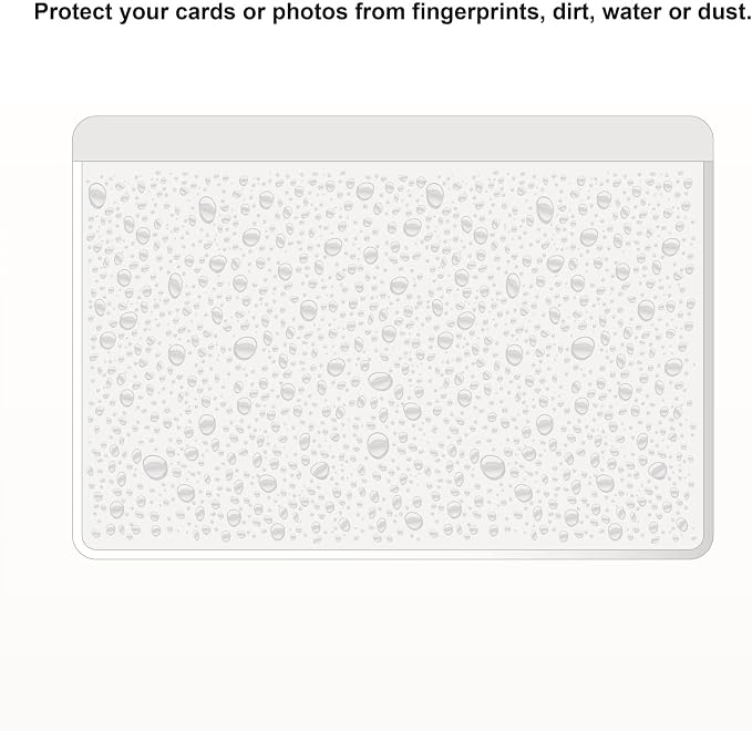 Clear Adhesive 3" x 5" Index Card Pockets - Image 6