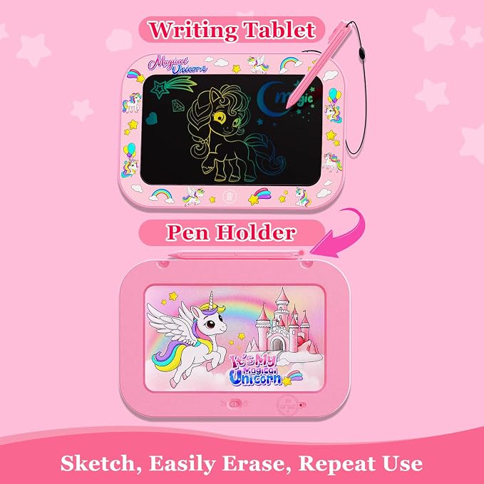 LCD Writing Tablet for Kids Toddler, 12Inch Colorful Reusable Erasable - Image 4