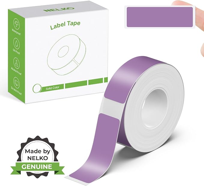 Nelko Genuine P21 Label Maker Tape, Adapted Label Print Paper, Standard by NELKO
