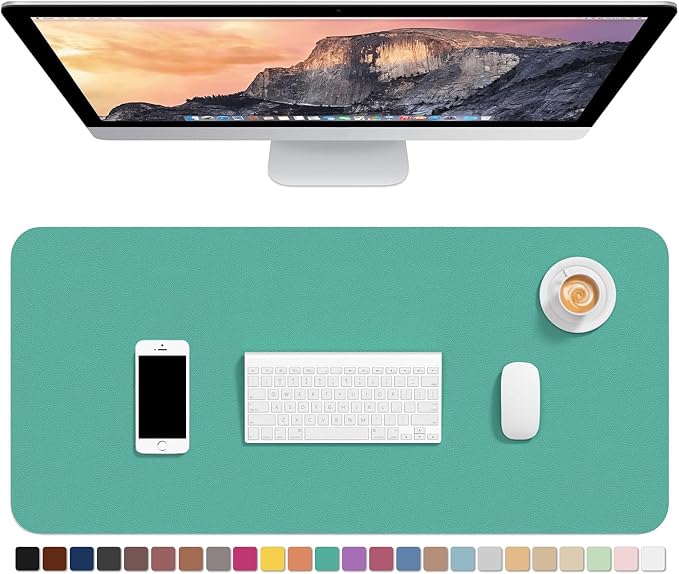Hsurbtra Desk Pad, XL Extended Mouse Pad, Waterproof Desktop Blotter Protector by Hsurbtra