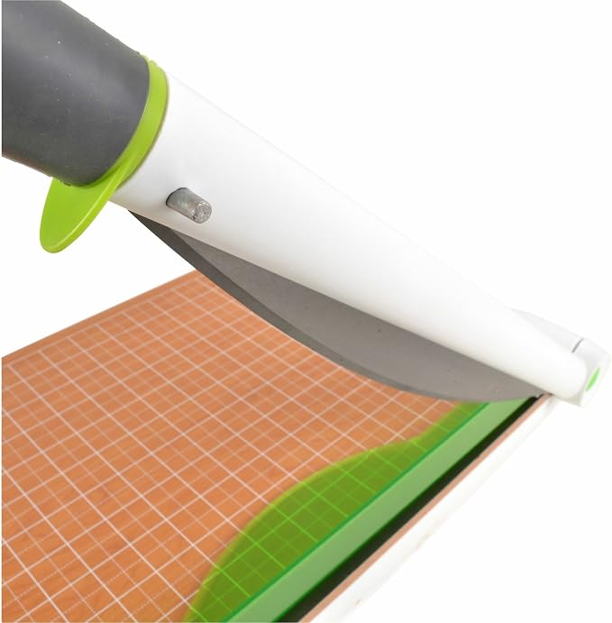 Westcott 16874 ‎15-Inch CarboTitanium Wood Base Guillotine Paper Cutter - Image 5