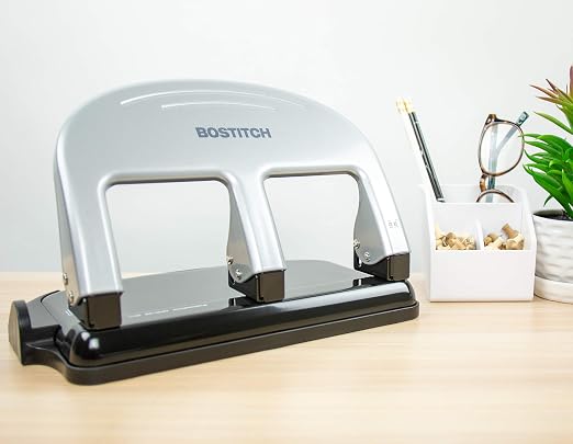 Bostitch Office PaperPro inPRESS 40 Reduced Effort 3-Hole Punch, 40 Sheets - Image 2