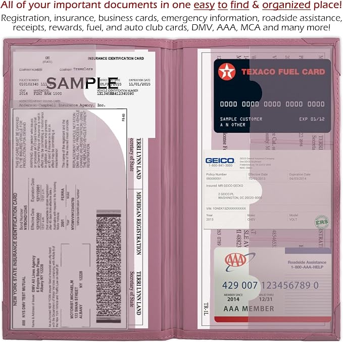 Auto Insurance and Registration Card Holder - Image 4