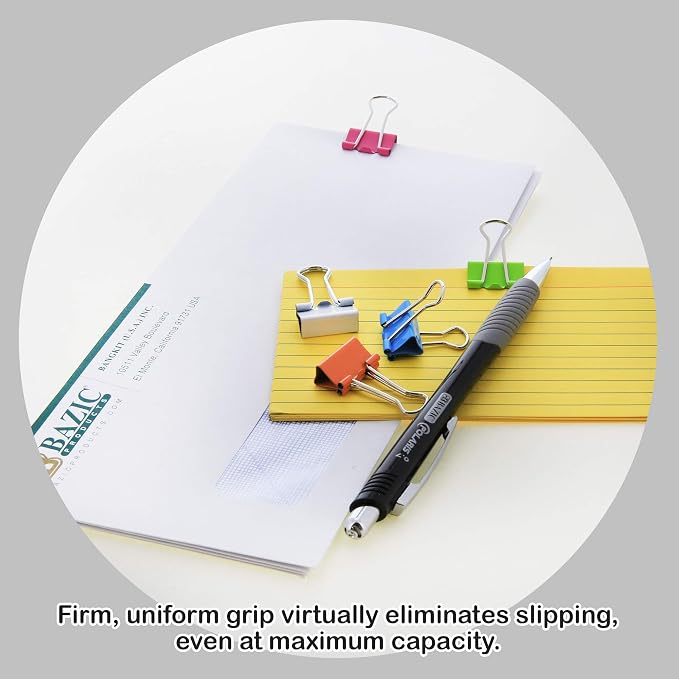 BAZIC Products Small Binder Clips, 3/4 in, 20 Ct, clamp paper stacks tight and - Image 5