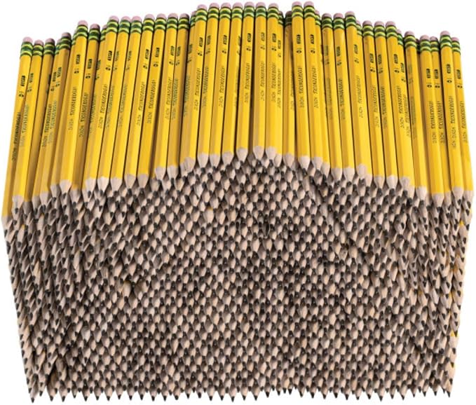Ticonderoga Wood-Cased Pencils, Pre-Sharpened, 2 HB Soft, 2000 Pencils Total - Image 6