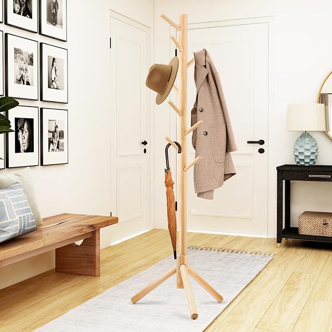 WANGMUXIA Coat Rack, Freestanding Coat Rack - Image 5