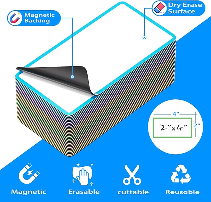 Dry Erase Magnetic Labels - Image 2