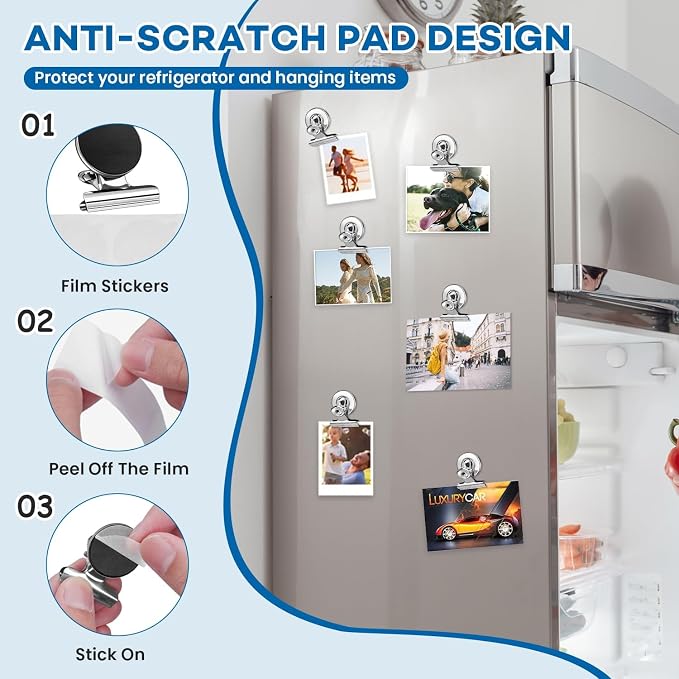 DIYMAG Magnetic Clips, Personalized Sculpture Photo Frame Collage - Image 2